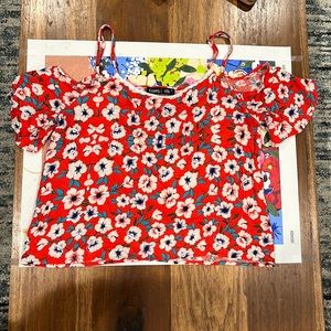 Gypsy ‘05 Women’s red floral top